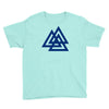 valknutr knoten der gefallenen odin nordisch symbol aspekte wotan Youth Tee