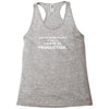 most interesting coder Racerback Tank