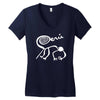 marca peru nazca lines monkey Women's V-Neck T-Shirt