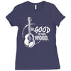 be good to your wood Ladies Fitted T-Shirt