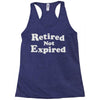 retired not expired Racerback Tank