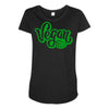 vegan 2 Maternity Scoop Neck T-shirt