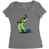alfburster Women's Triblend Scoop T-shirt