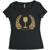 drinking logo Women's Triblend Scoop T-shirt