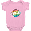 neon softball Baby Onesie