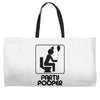 party pooper Weekender Totes