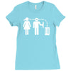 bla bla bla  fun shirt herrentag kult Ladies Fitted T-Shirt
