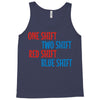 one shift two shift red shift blue shift Tank Top