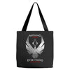 Nothing is True Everything is Permitted Tote Bags
