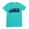 Avengers Silhouette Ladies Fitted T-Shirt