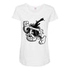 coffee Maternity Scoop Neck T-shirt