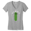 dill with it Women's V-Neck T-Shirt