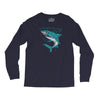 polygon shark Long Sleeve Shirts