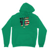 team 10 american flag Unisex Hoodie