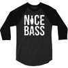 nice bass fishing 3/4 Sleeve Shirt
