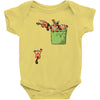 pocket red pandas Baby Bodysuit