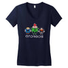 androids Women's V-Neck T-Shirt