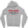 Free Orgasm Coupon Zipper Hoodie
