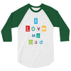 I Love my Dad 3/4 Sleeve Shirt