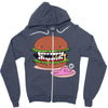 monster burger Zipper Hoodie