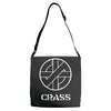 crass anarcho punk rock Adjustable Strap Totes
