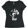 Bear Women's Triblend Scoop T-shirt