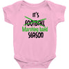 its marching band season green Baby Onesie