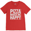 pizza makes me happy V-Neck Tee