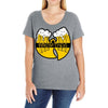Wu-Tang brew tang Ladies Curvy T-Shirt