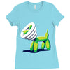 scratchy Ladies Fitted T-Shirt