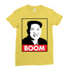 Kim Jong Un Boom Rocketman Ladies Fitted T-Shirt