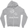 lucky fuers dice Zipper Hoodie