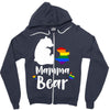 mama bear gay pride Zipper Hoodie