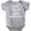 westlife white logo Baby Bodysuit