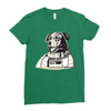 Laika The Space Dog Ladies Fitted T-Shirt