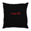 I Love Cola Throw Pillow