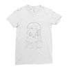 happy mask store Ladies Fitted T-Shirt