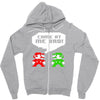 come at me bro Zipper Hoodie