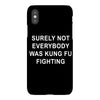 surely not everybody was kung fu fighting iPhoneX