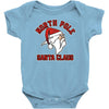 north pole santa claus Baby Onesie