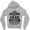Made In 1940 And Still Awesome Zipper Hoodie