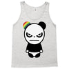 angry panda rainbow Tank Top