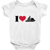 i love jet ski racing Baby Bodysuit