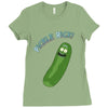 pickle rick Ladies Fitted T-Shirt