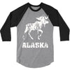 Alaska Deer Rudolph 3/4 Sleeve Shirt