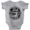 given enough coffee i could rule the world white Baby Onesie
