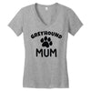 greyhound mum Women's V-Neck T-Shirt