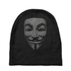 v for vendetta mask guy fawkes cool girls womens cotton t shirt dw01 Baby Beanies