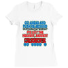 push me around grandpa Ladies Fitted T-Shirt