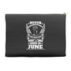 Never Underestimate Dog Rescuer Who Was Born June Accessory Pouches